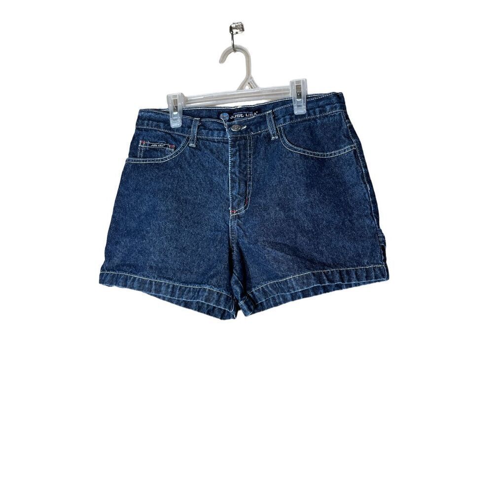 Just USA Dark Blue Denim Jean Shorts